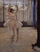 Edgar Degas Dancer in ther front of Photographer Spain oil painting artist